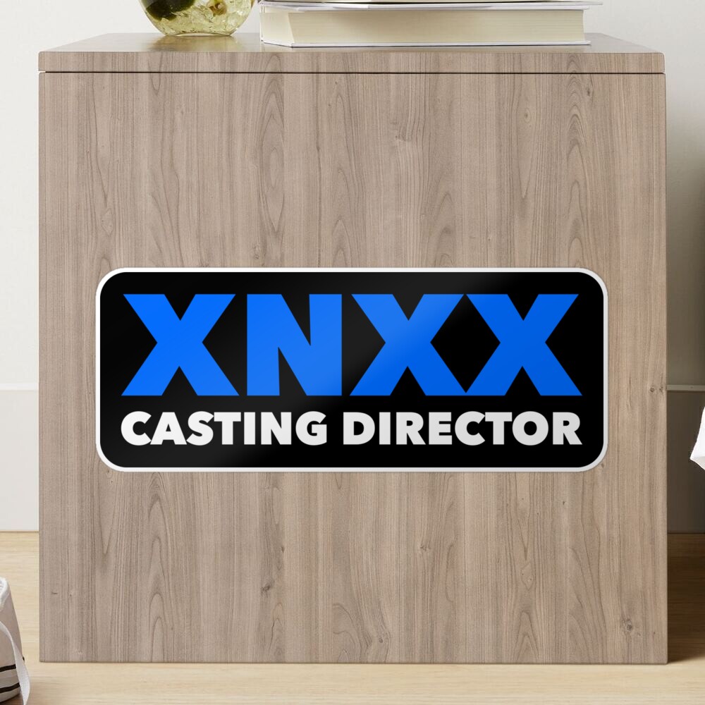 Xnxx casting director logo Sticker for Sale by ARTemSPL | Redbubble