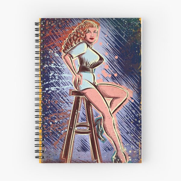 Item preview, Tempest Storm art print burlesque pin up female red head stripper 50's 40's high heels sexy joe badon strip tease boobs something weird designed and sold by Joe Badon.
