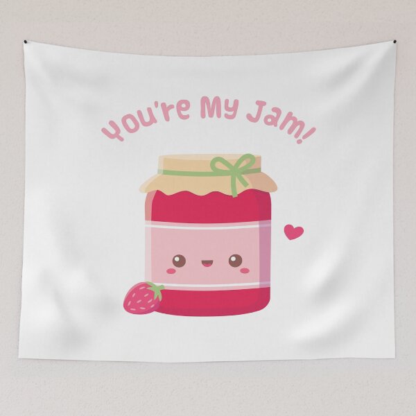 Item preview, You Are My Jam, Strawberry Jam Bottle designed and sold by rustydoodle.