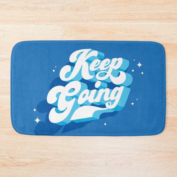 Item preview, "Keep Going" lettering art design designed and sold by AznavourByKarin.