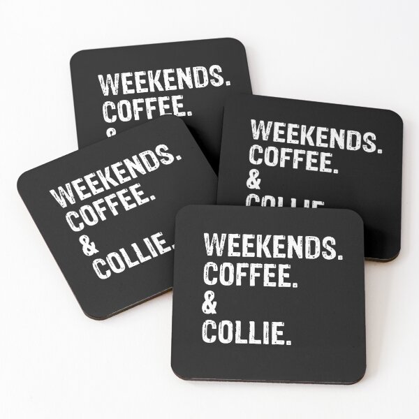 Item preview, Fines de semana Coffee and Collie - Border Collie / Rough Collie designed and sold by Guarddogdrive.