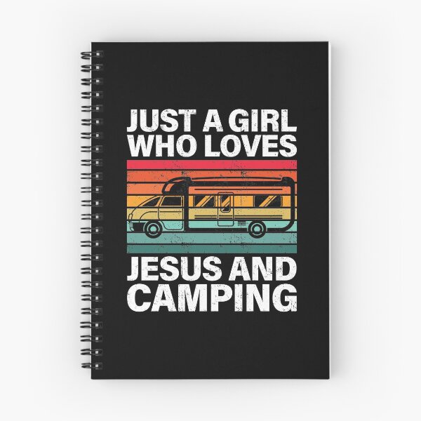 Item preview, Just A Girl Who Loves Jesus And Camping Religious designed and sold by GravitiTees.