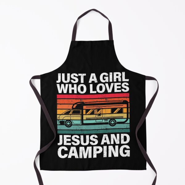Item preview, Just A Girl Who Loves Jesus And Camping Religious designed and sold by GravitiTees.