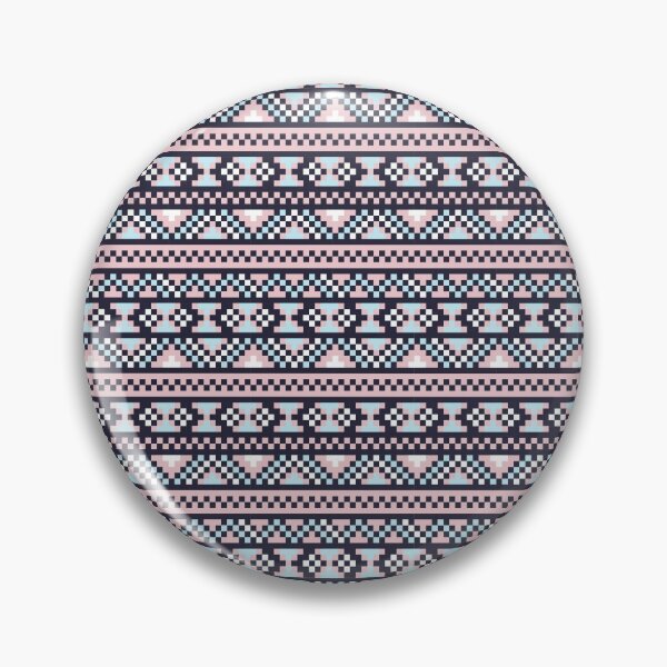 Item preview, Pink Christmas Fair Isle Pattern designed and sold by Siu-Hong Mok.
