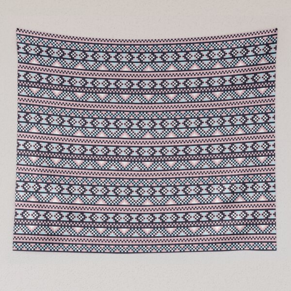 Item preview, Pink Christmas Fair Isle Pattern designed and sold by Siu-Hong Mok.