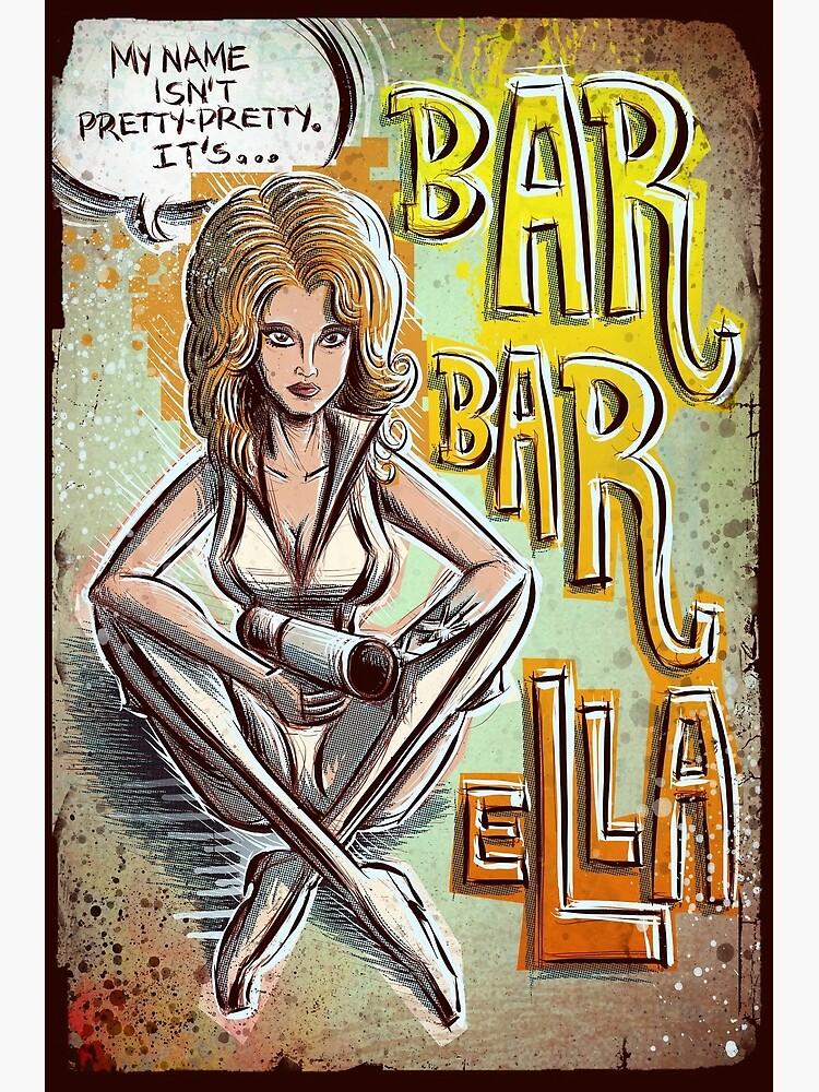 Barbarella Art Print Science Fiction Fantasy Jane Fonda