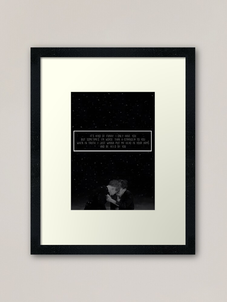 Exo Sing For You Lyrics Framed Art Print By Skiesofaurora Redbubble