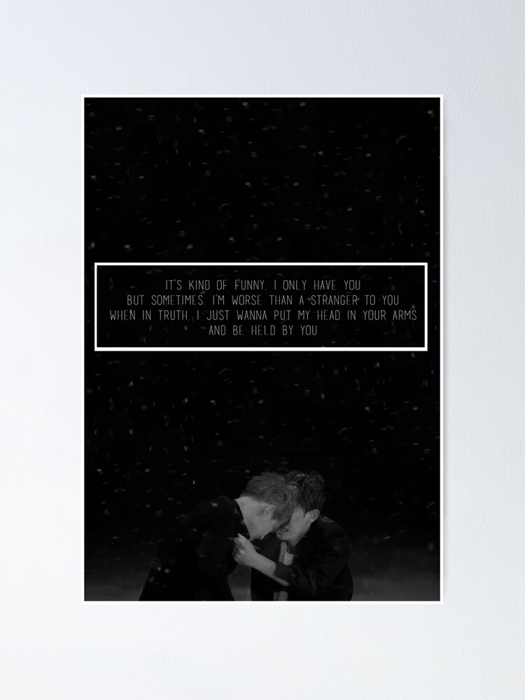 Exo Sing For You Lyrics Poster By Skiesofaurora Redbubble