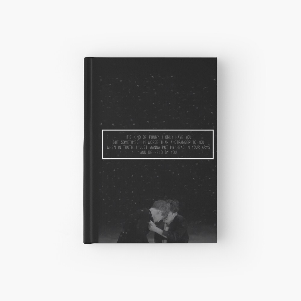 Exo Sing For You Lyrics Hardcover Journal By Skiesofaurora Redbubble