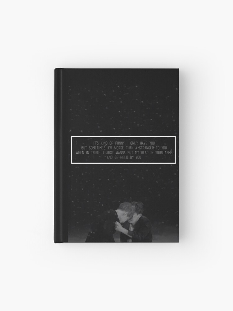 Exo Sing For You Lyrics Hardcover Journal By Skiesofaurora Redbubble