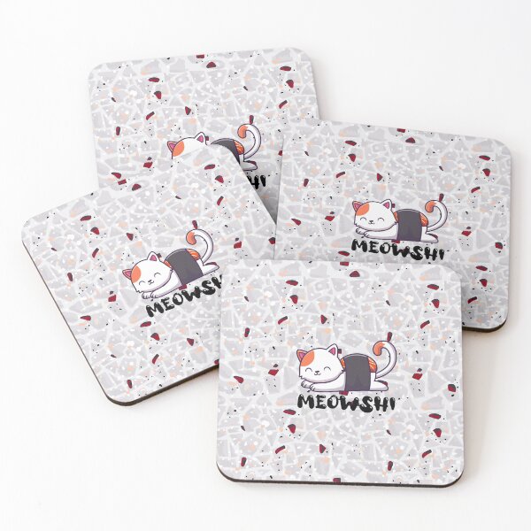 Item preview, Cat Sushi, Sushi roll, Meowshi Art Pattern Design designed and sold by ArtTees44.