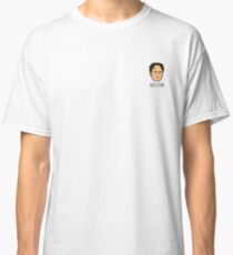 Dwight Schrute Mini Head - Question Classic T-Shirt
