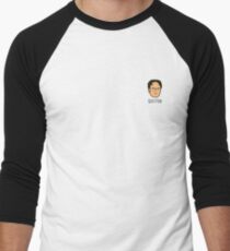 Dwight Schrute Mini Head - Question Men's Baseball ¾ T-Shirt