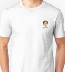 Dwight Schrute Mini Head - Question Unisex T-Shirt