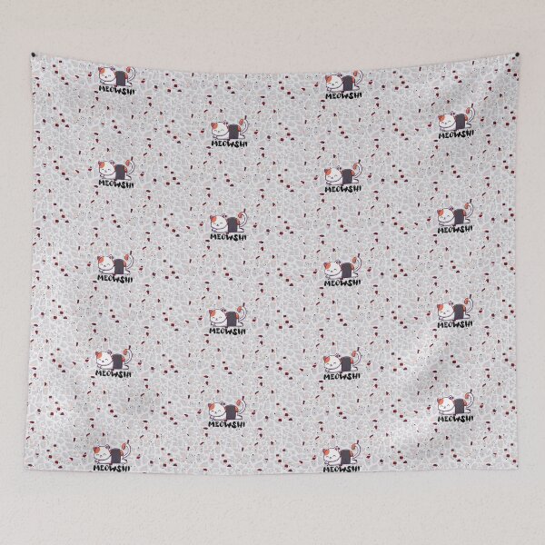 Item preview, Cat Sushi, Sushi roll, Meowshi Art Pattern Design designed and sold by ArtTees44.