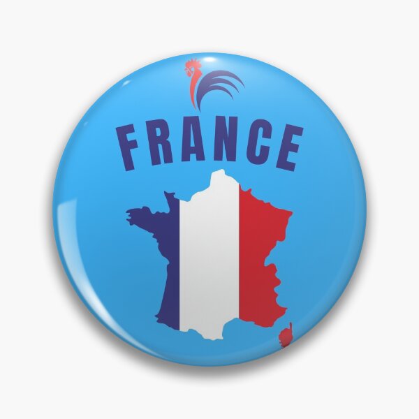 Item preview, France Les Bleus World Champions Soccer Football Style Map designed and sold by Hoiho Adventure Shirts.