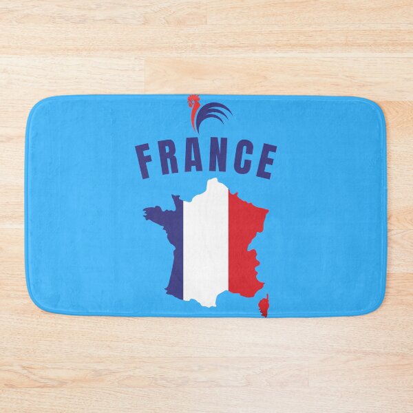 Item preview, France Les Bleus World Champions Soccer Football Style Map designed and sold by Hoiho Adventure Shirts.
