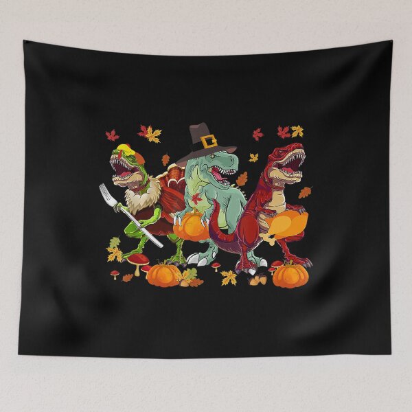 Item preview, Dinosaur T Rex Turkey T rex Pilgrim Thanksgiving Boys Gift designed and sold by euriahbennett.