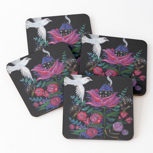 Item preview, Home folk painting designed and sold by SelinaFloca.