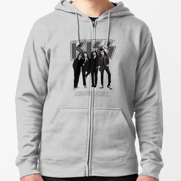 KISS-Dressed To Kill Zipped Hoodie