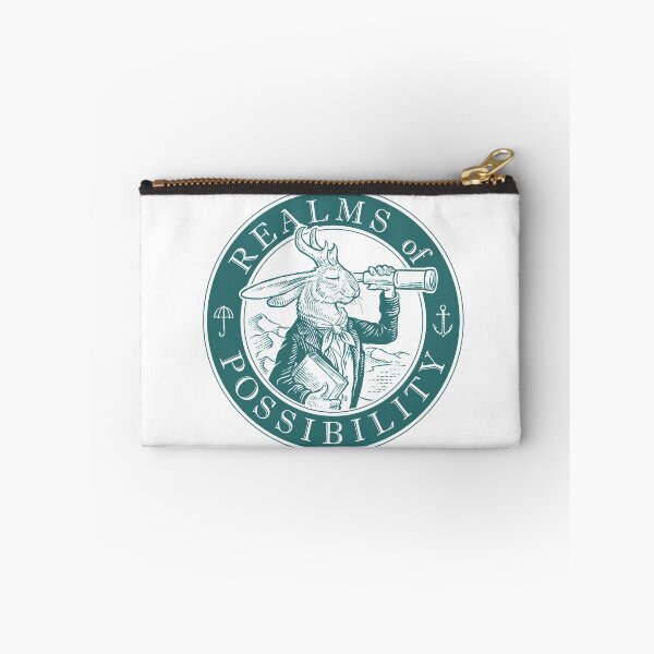 Item preview, Realms of Possibility Jackelope Logo - white background designed and sold by Jeff Crosby.