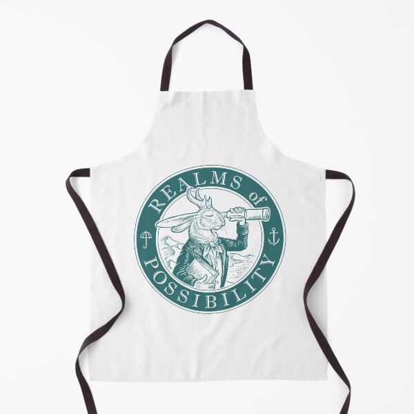 Item preview, Realms of Possibility Jackelope Logo - white background designed and sold by Jeff Crosby.