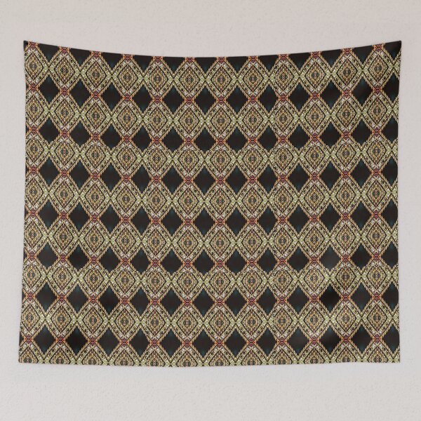 Item preview, Gold, black and diamond shapes designed and sold by tetibright.