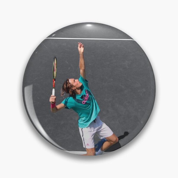 Item preview, Stefanos Tsitsipas, serve designed and sold by ArtForKnowledge.