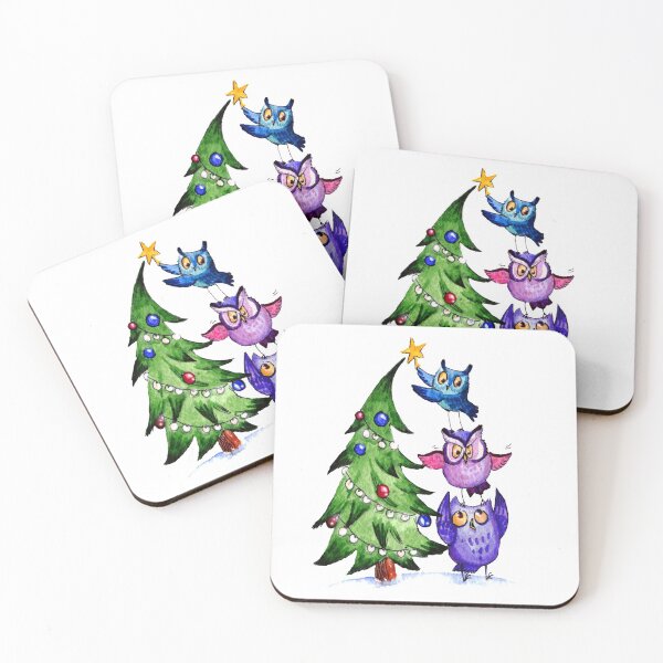 Item preview, Christmas Owls designed and sold by Redilion.