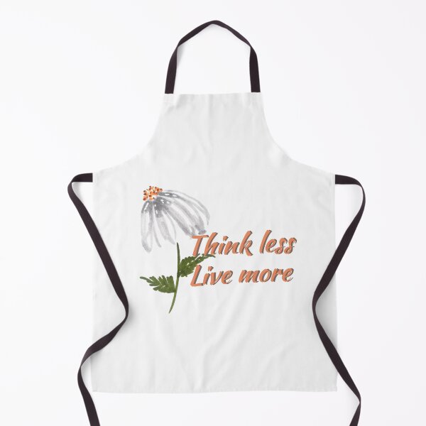 Item preview, Think less live more doodle flower quote saying 3 designed and sold by DoodlesFlowers.