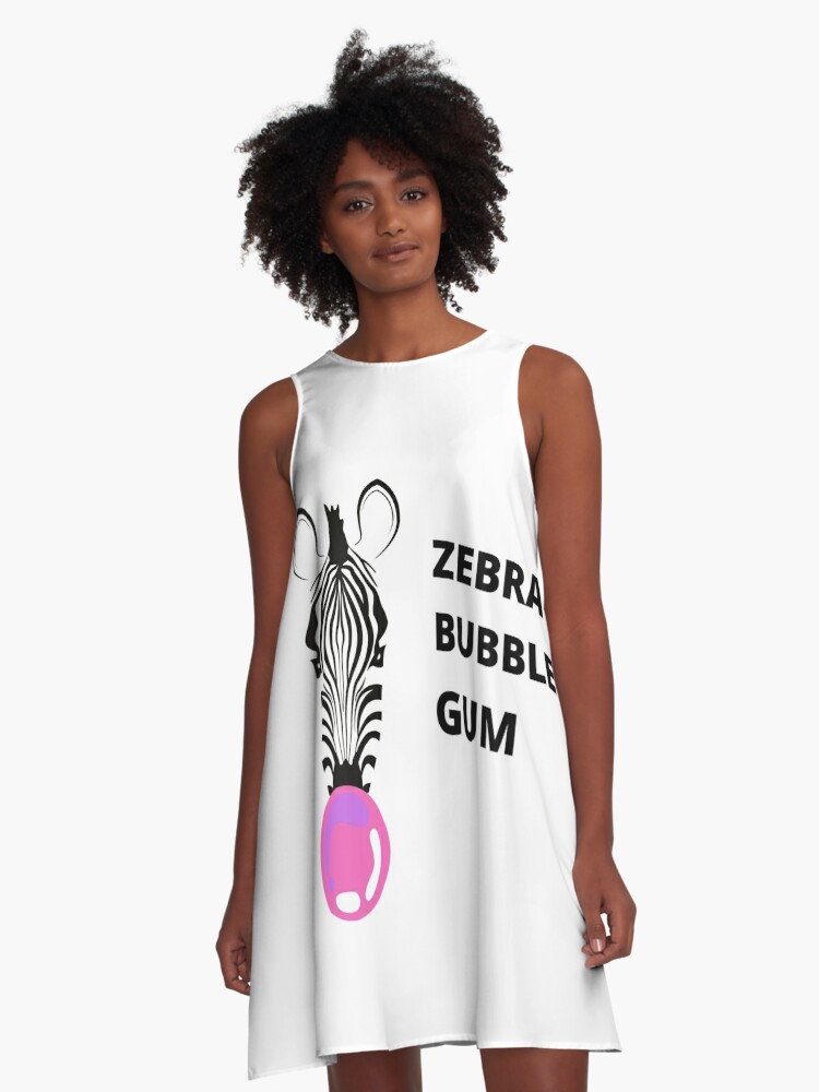 zebra bubble dress