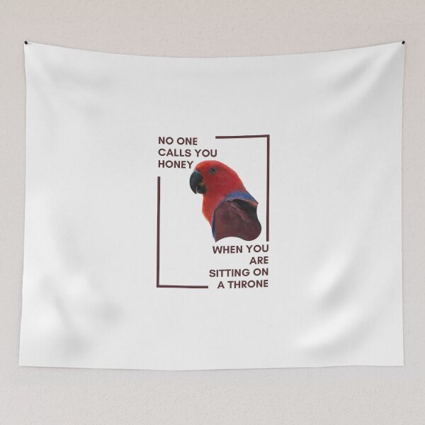 Item preview, Eclectus has a throne wherever she is designed and sold by PAPAYAGO.