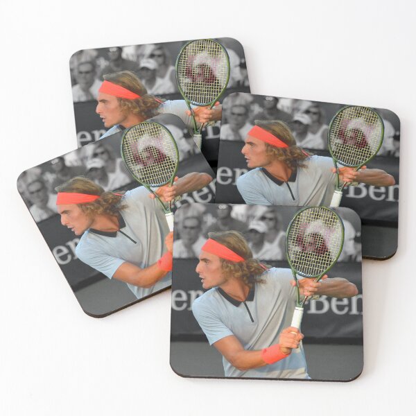 Item preview, Stefanos Tsitsipas, backhand designed and sold by ArtForKnowledge.