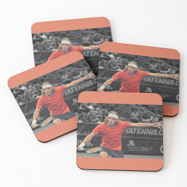 Item preview, Stefanos Tsitsipas, volley designed and sold by ArtForKnowledge.