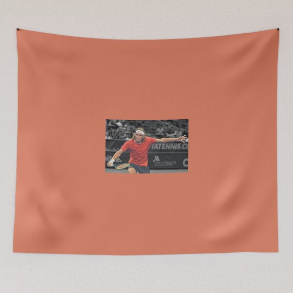 Item preview, Stefanos Tsitsipas, volley designed and sold by ArtForKnowledge.