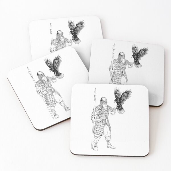Item preview, Viking and their crow designed and sold by VikingDrawings.