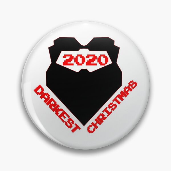 Item preview, Darkest timeline: Darkest Christmas 2020 -  Special Festive Alternative Christmas Edition. Black evil beard darkest timeline - red retro arcade typography designed and sold by Deegital18.