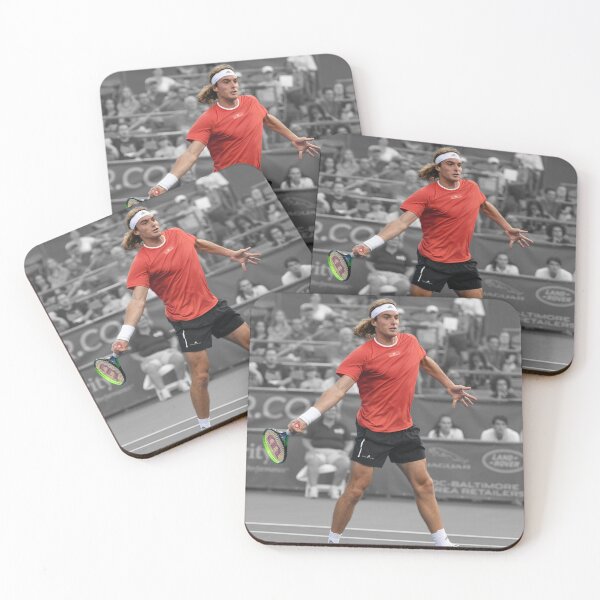 Item preview, Stefanos Tsitsipas, forehand designed and sold by ArtForKnowledge.