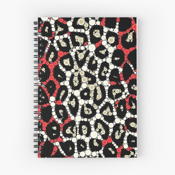 Item preview, Red Black Cheetah Circle Abstract  designed and sold by OCDesigns2.