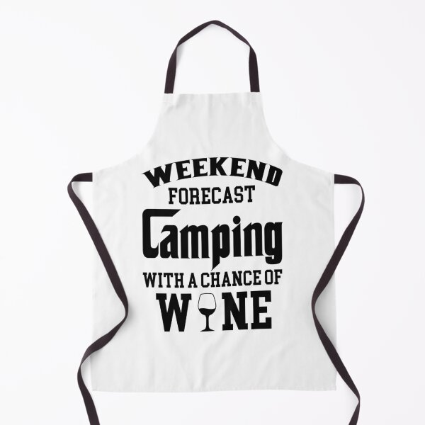 Item preview, weekend forecast camping with a chance of wine designed and sold by chris299.