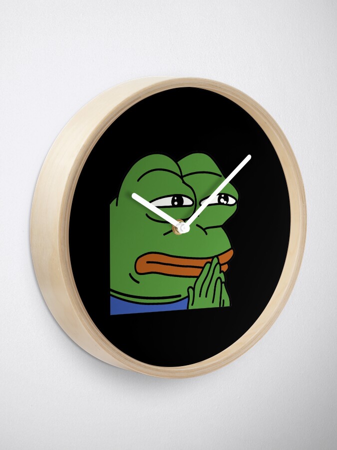 Pepega High Quality Emote Clock for Sale by OldDannyBrown