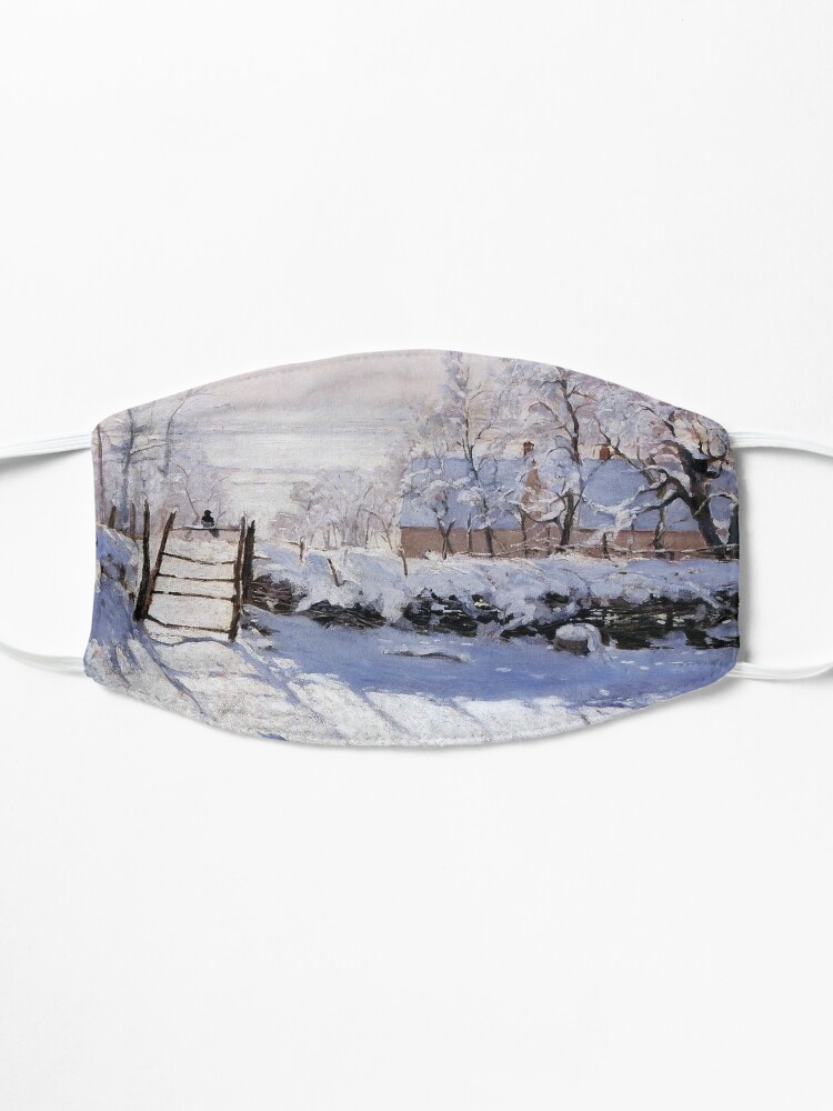Alternate view of Claude Monet - French painter Mask
