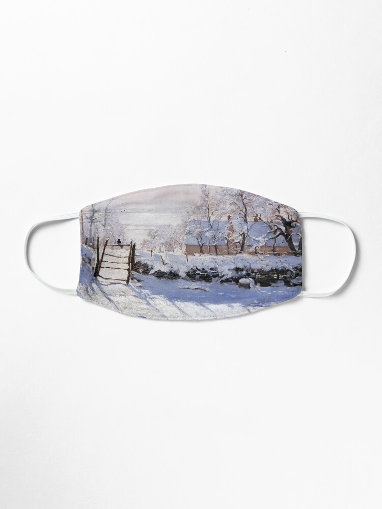 Alternate view of Claude Monet - French painter Mask
