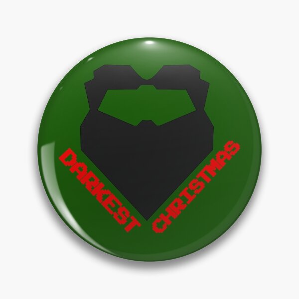 Artikelvorschau, Darkest Timeline: Darkest Christmas - Special Festive Christmas Edition. Schwarzer böser Bart - rote Retro-Arcade-Typografie entworfen und verkauft von Deegital18.