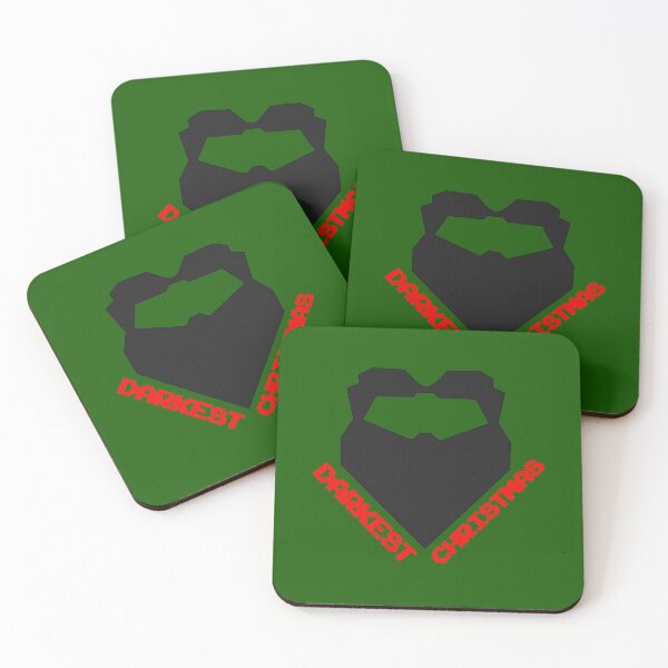 Item preview, Darkest timeline: Darkest Christmas -  Special Festive Christmas Edition. Black evil beard - red retro arcade typography designed and sold by Deegital18.