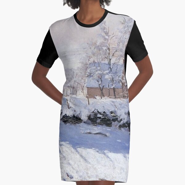 Claude Monet - French painter Graphic T-Shirt Dress