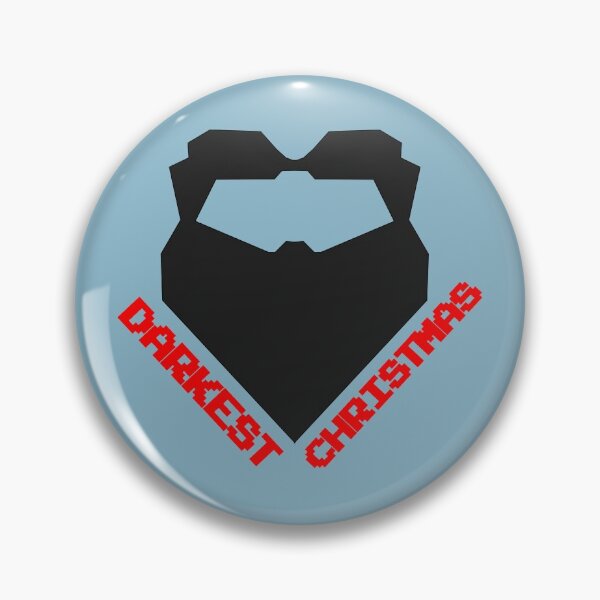 Artikelvorschau, Dunkelste Zeitlinie: Darkest Christmas - Special Community Festive Edition. Schwarzer böser Bart - rote Retro-Arcade-Typografie entworfen und verkauft von Deegital18.