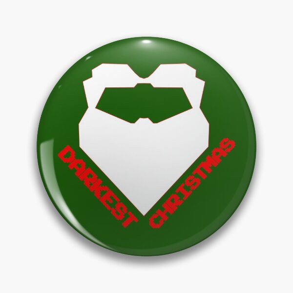 Artikelvorschau, Darkest Timeline: Darkest Christmas - Special Festive Christmas Edition. Weißer böser Bart - rote Retro-Arcade-Typografie entworfen und verkauft von Deegital18.
