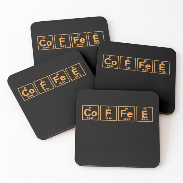 Item preview, Coffee in Periodic Table designed and sold by ecdato.