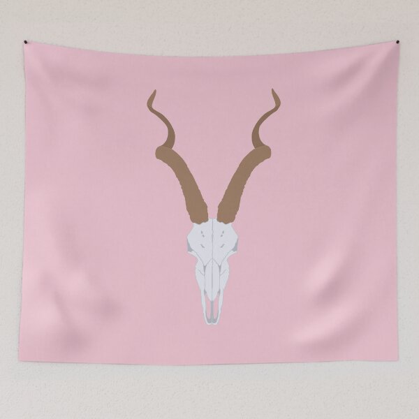 Item preview, Antelope Gazelle Skull Digital art designed and sold by Leila Mollie.